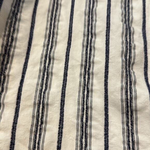 Soft Surroundings Women's Long Sleeve Blue/White Striped Tunic Top Size Large - Picture 4 of 6